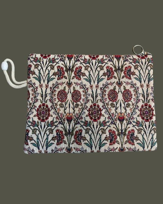 Clutch Çanta 'Çicekler'